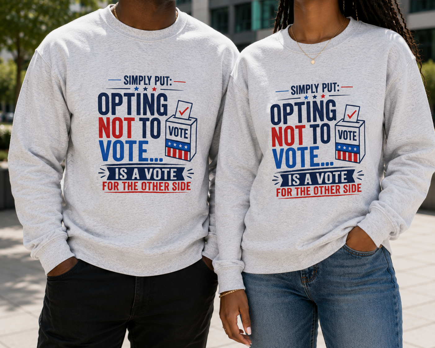 Opting Not  Lightweight crewneck