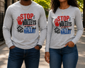 Stop the Bullets Unisex Long Sleeve Tee