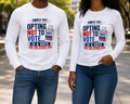 Opting Not Unisex Long Sleeve Tee