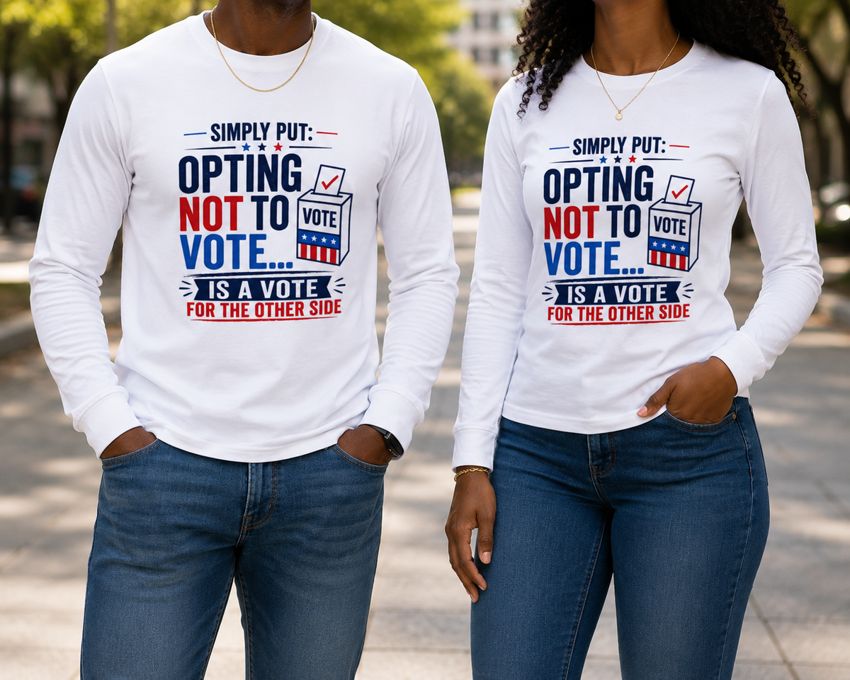 Opting Not Unisex Long Sleeve Tee